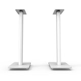 Kanto SP26PLW 26 Tall Bookshelf Speaker Floor Stands - Pair, White - Side View