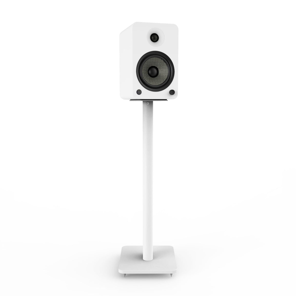Kanto SP26PLW 26 Tall Bookshelf Speaker Floor Stands - Pair, White