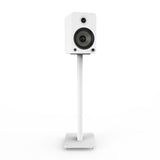 Kanto SP26PLW 26 Tall Bookshelf Speaker Floor Stands - Pair, White - Rear View