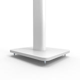 Kanto SP32PLW 32 Tall Bookshelf Speaker Floor Stands - Pair, White - Rear View