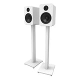 Kanto ST28W 28 Universal Bookshelf Speaker Floor Stand - White, Pair