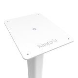 Kanto ST28W 28 Universal Bookshelf Speaker Floor Stand - White, Pair - Side View