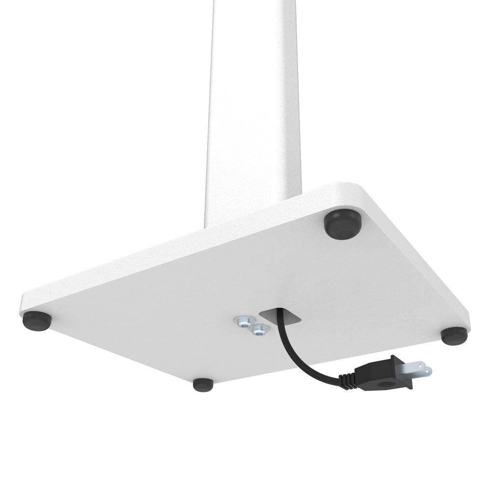 Kanto ST28W 28 Universal Bookshelf Speaker Floor Stand - White, Pair