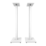 Kanto ST34W 34 Universal Bookshelf Speaker Floor Stand - White, Pair