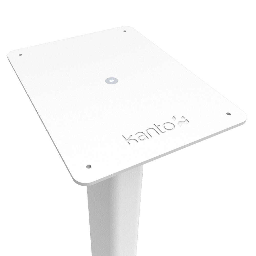 Kanto ST34W 34 Universal Bookshelf Speaker Floor Stand - White, Pair