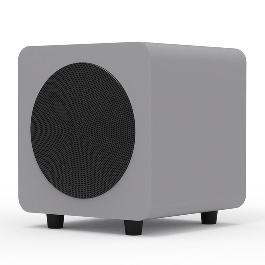 Limited Edition - Kanto SUB6 200W 6" Sealed Powered Subwoofer, Matte Grey