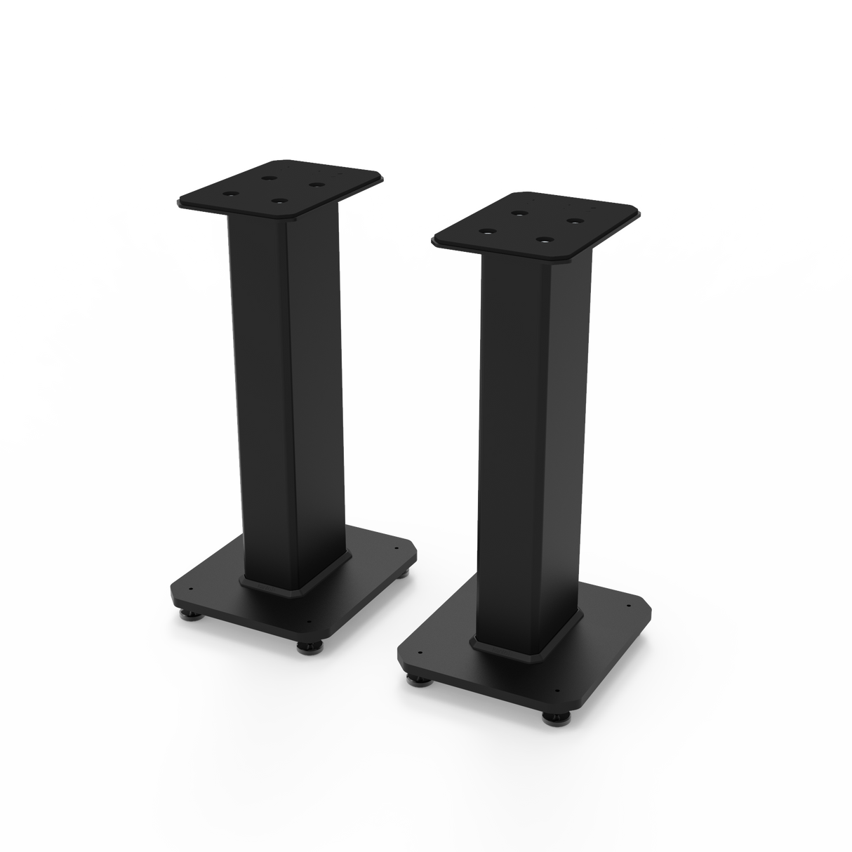 Kanto SX22 22 Tall Fillable Speaker Stands with Isolation Feet - Pair, Black