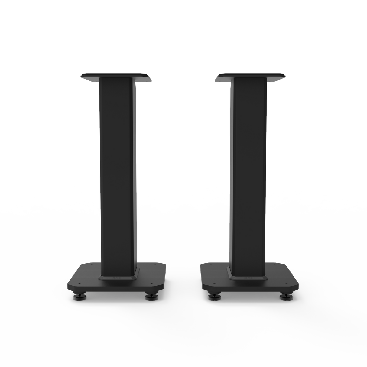 Kanto SX22 22 Tall Fillable Speaker Stands with Isolation Feet - Pair, Black