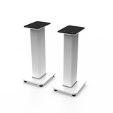 Kanto SX22W 22 Tall Fillable Speaker Stands with Isolation Feet - Pair, White