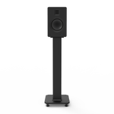 Kanto SX26 26 Tall Fillable Speaker Stands with Isolation Feet - Pair, Black - Front View
