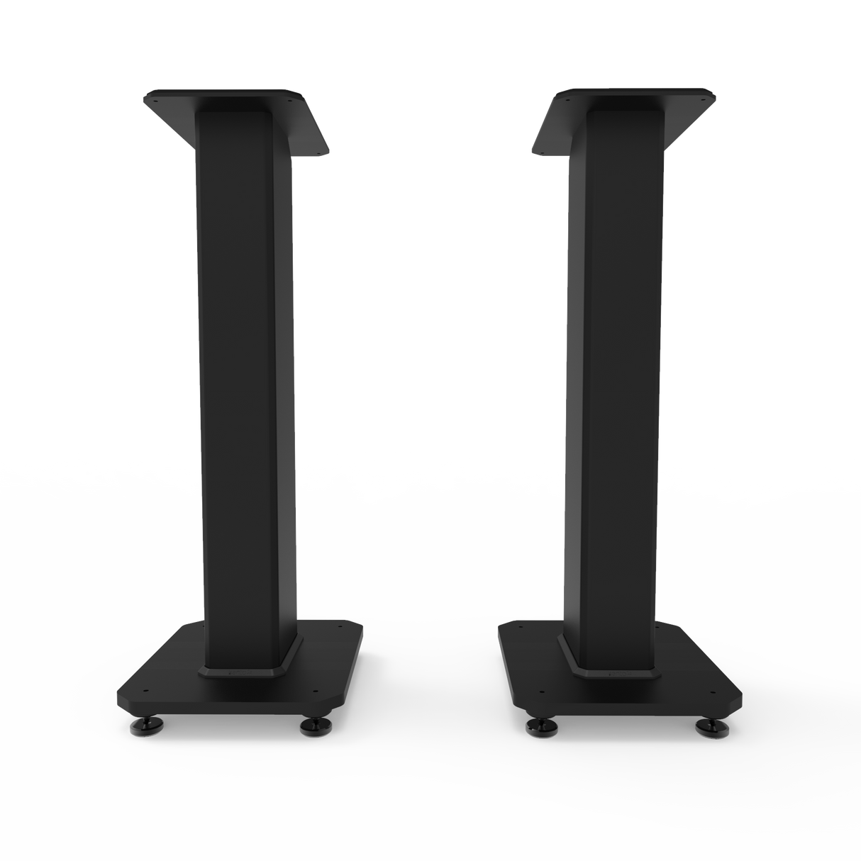 Kanto SX26 26 Tall Fillable Speaker Stands with Isolation Feet - Pair, Black