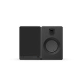Kanto TUK 260W Powered Bookshelf Speakers with Headphone Out, USB Input, Dedicated Phono Pre-amp, Bluetooth - Pair, Matte Black - Side View