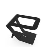 Kanto TUK 260W Powered Bookshelf Speakers with Headphone Out, USB Input, Dedicated Phono Pre-amp, Bluetooth - Pair, Matte Black with SE6 Black Stand Bundle - Rear View