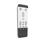 Kanto TUK 260W Powered Bookshelf Speakers with Headphone Out, USB Input, Dedicated Phono Pre-amp, Bluetooth - Pair, Matte White with S6W White Stand Bundle - Top-Down View