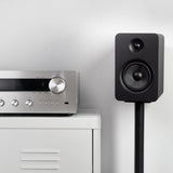 Kanto YU Passive 5.25" Speakers with 1" Silk Dome Tweeter and 5.25" Kevlar Woofer - Black, Pair