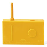Lexon Thykho 3 Fm Radio & Bluetooth Speaker - Yellow - Front View