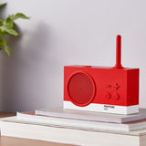 Lexon Thykho 3 Fm Radio & Bluetooth Speaker PANTONE -2035 Red - Front View