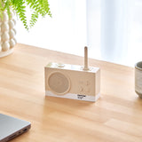 Lexon Thykho 3 Fm Radio & Bluetooth Speaker PANTONE - Sand - Rear View