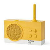 Lexon Thykho 3 Fm Radio & Bluetooth Speaker PANTONE -Yellow - Side View
