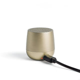 Lexon Mino+ Mini Bluetooth Speaker - Gold - Front View