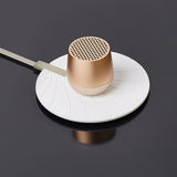 Lexon Mino+ Mini Bluetooth Speaker - Gold - Side View