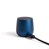 Lexon Mino+ Mini Bluetooth Speaker - Blue - Front View