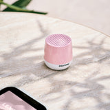Lexon Mino+ Mini Bluetooth Speaker PANTONE - Rose Pink - Front View