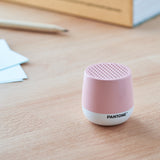 Lexon Mino+ Mini Bluetooth Speaker PANTONE - Rose Pink - Side View