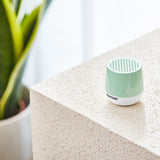 Lexon Mino+ Mini Bluetooth Speaker PANTONE - Green - Side View