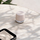 Lexon Mino+ Mini Bluetooth Speaker PANTONE - Sand - Top-Down View