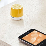 Lexon Mino+ Mini Bluetooth Speaker PANTONE - Yellow - Front View
