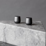 Lexon Mino+ Mini Bluetooth Speaker - Gunmetal - 45-Degree Angle