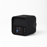 Lexon Oslo Dab & Fm Alarm Clock Radio / Bluetooth Speaker / Wireless Charger - Black - Side View