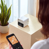 Lexon Oslo Dab & Fm Alarm Clock Radio / Bluetooth Speaker / Wireless Charger - White - 45-Degree Angle