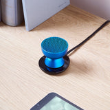 Lexon Tamo Infinitely Pairable Bluetooth Speaker - Blue - Top-Down View