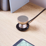 Lexon Tamo Infinitely Pairable Bluetooth Speaker - Gold - Top-Down View
