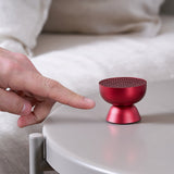 Lexon Tamo Infinitely Pairable Bluetooth Speaker - Red - Top-Down View