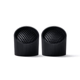 Lexon Ray Set Of Magnetic Bluetooth Speakers - Black - Front View