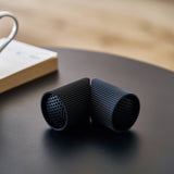 Lexon Ray Set Of Magnetic Bluetooth Speakers - Black - Top-Down View