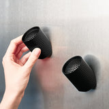 Lexon Ray Set Of Magnetic Bluetooth Speakers - Black - 45-Degree Angle