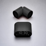 Lexon Ray Set Of Magnetic Bluetooth Speakers - Black - Rear View