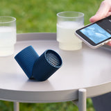 Lexon Ray Set Of Magnetic Bluetooth Speakers - Blue - Side View