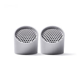 Lexon Ray Set Of Magnetic Bluetooth Speakers - Alu Polish - Front View