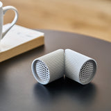 Lexon Ray Set Of Magnetic Bluetooth Speakers - Alu Polish - Top-Down View