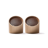 Lexon Ray Set Of Magnetic Bluetooth Speakers - Gold - Front View