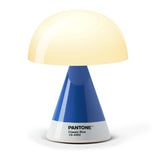 Lexon GIFT Set PANTONE - Includes Mino+ Mini Speaker, Flip Classic Clock, Mina M Lamp, Thykho 3  Speaker - Classic Blue - Front View