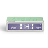 Lexon GIFT Set PANTONE - Includes Mino+ Mini Speaker, Flip Classic Clock, Mina M Lamp, Thykho 3  Speaker - Green - Rear View