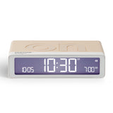 Lexon GIFT Set PANTONE - Includes Mino+ Mini Speaker, Flip Classic Clock, Mina M Lamp, Thykho 3  Speaker - Sand - Side View