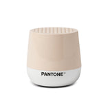 Lexon GIFT Set PANTONE - Includes Mino+ Mini Speaker, Flip Classic Clock, Mina M Lamp, Thykho 3  Speaker - Sand - 45-Degree Angle