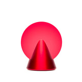 Lexon Conic Spherical Portable Led Lamp - Red - Front View